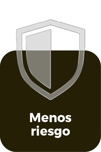 Menos riesgo